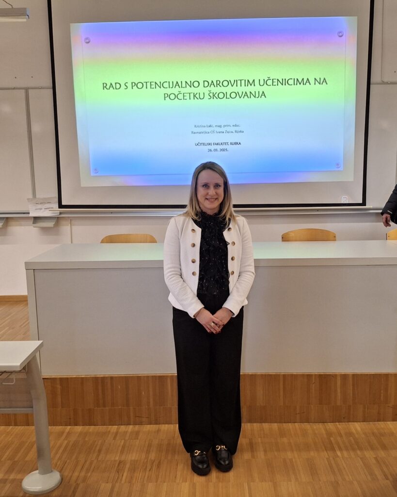 Gostujuće predavanje Kristine Lalić, mag. prim. educ., povodom Međunarodnog dana darovitih učenika 2025.