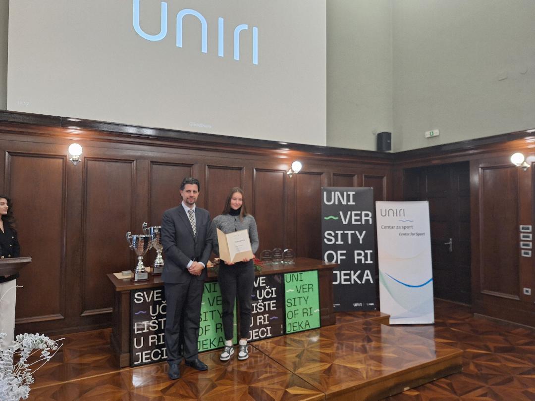 Dodijeljene sportske nagrade Sveučilišta u Rijeci 2025.