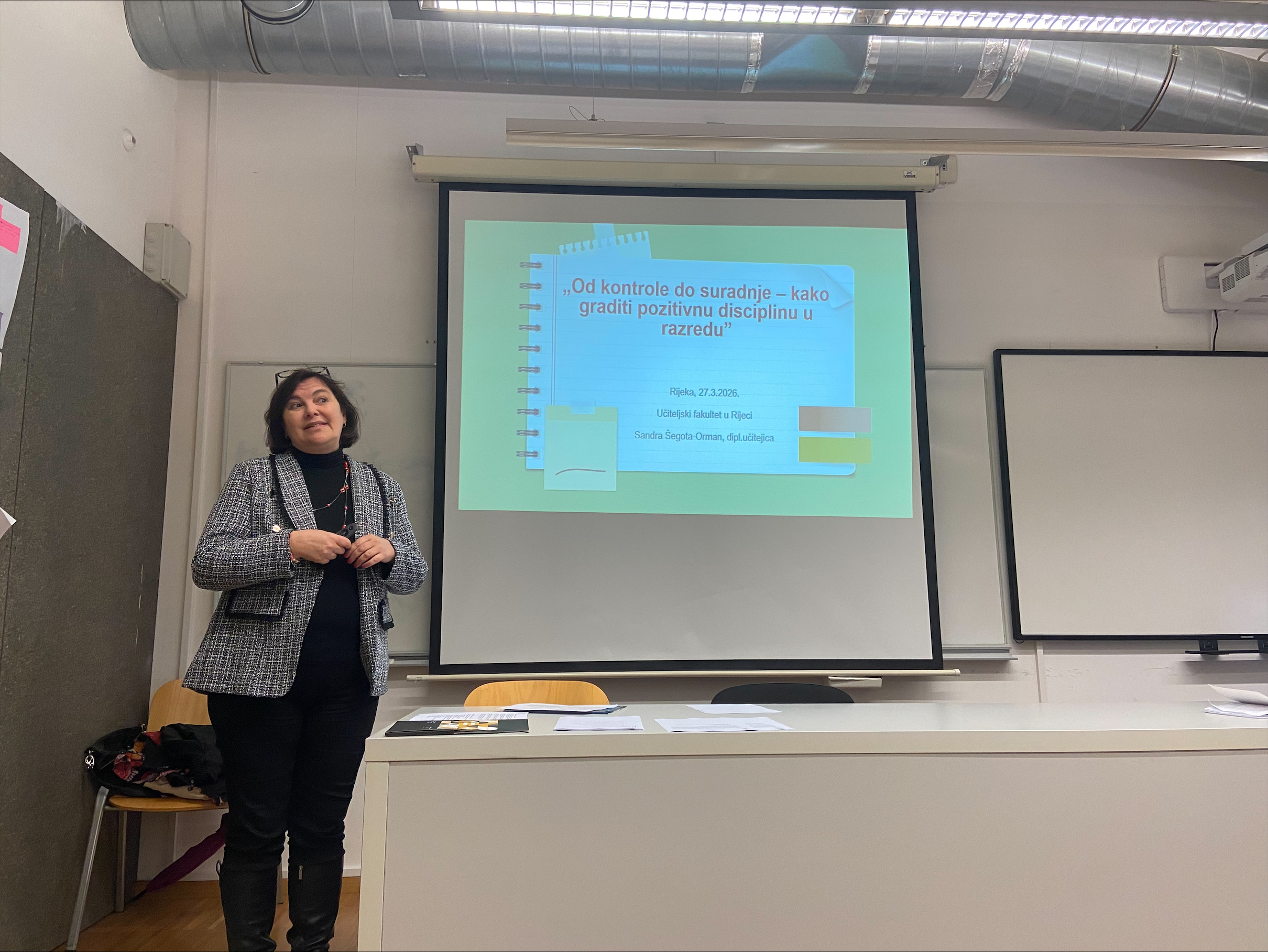 Gostujuće predavanje ,,Od kontrole do suradnje – kako graditi pozitivnu disciplinu u razredu“ 2026.